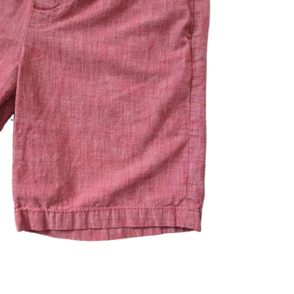 BANANA REPUBLIC DECK SHORTS Mens Size Small ELASTIC DRAWSTRING WAIST RED